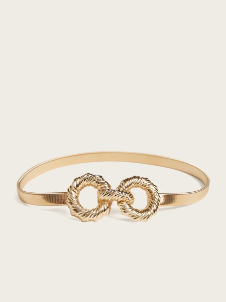 Arany Arany Tónusú Rugalmas Lánc öv Találgatás