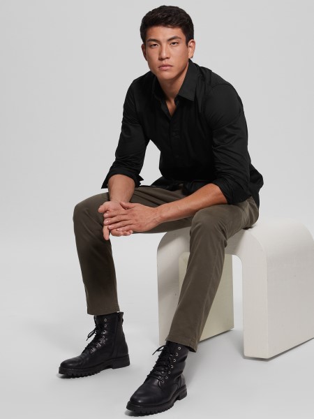 Hiszem, Luxus Sztreccs Ing Koromfekete