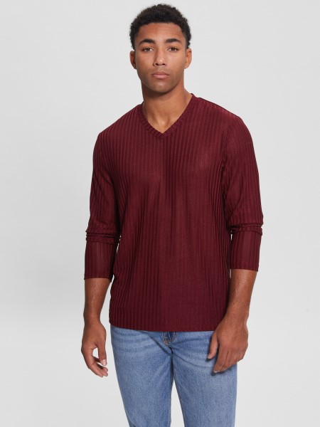 Hiszem Vino Raktár V-nyakú Kötött Póló