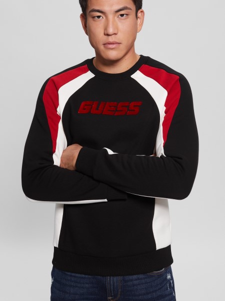 Koromfekete Eco Matty Crewneck Pulóver Tipp