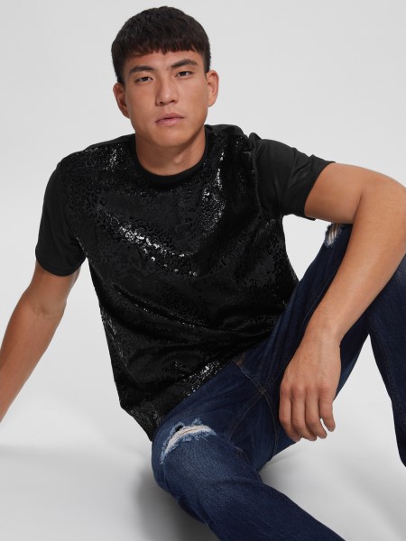 Koromfekete Hiszem Alameda Kígyó Póló