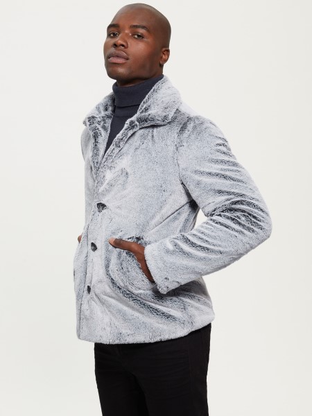 Elegáns Kék Páva Műszőrme Hiszem