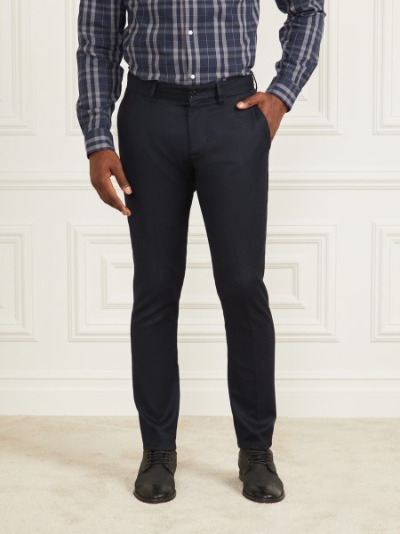 Hiszem Kék Elegáns Eco Ciro Napoli Nadrág