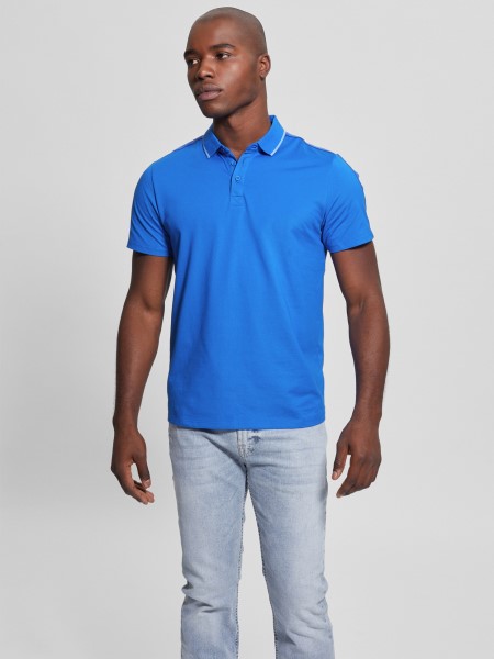 Hiszem, Paul Pique Tape Pólóing Fényes Zaffre