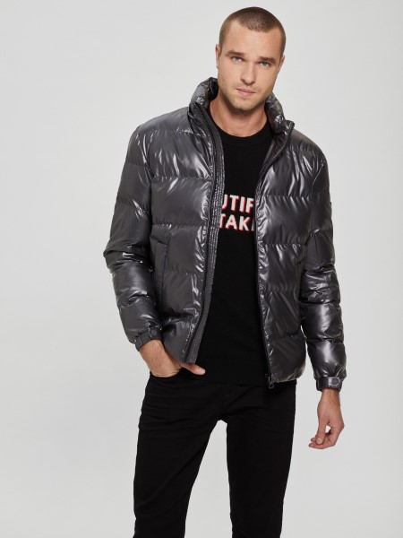 Fémes Pufferkabát Mágneses Tipp