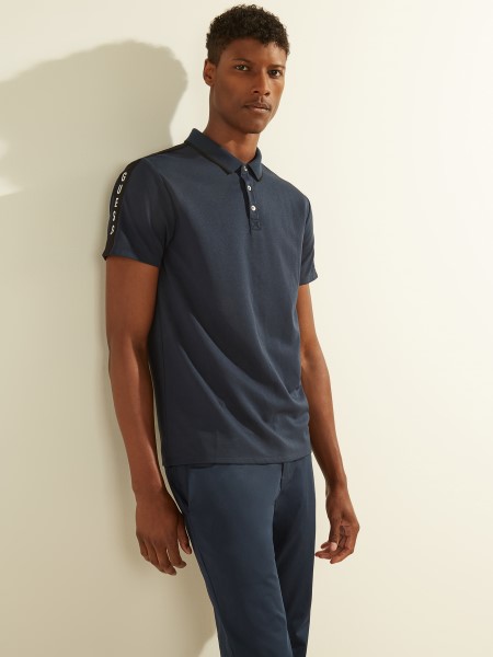 Pique Logó Szalag Polo Hiszem Selyemkék