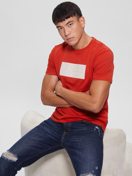 Hiszem, ökologós Póló Vulkán Piros