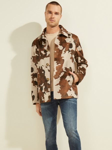 Texasi Nyomtatott Tehénmintás Kabát Találgatás