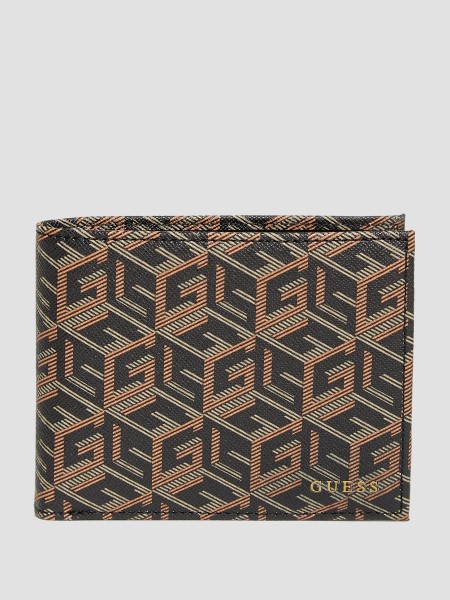 Ederlo Billfold Pénztárca érme Zsebbel Fekete Tipp