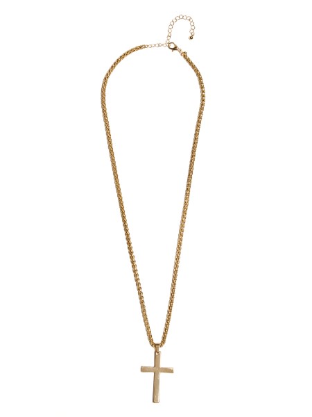Hiszem Arany Tónusú Kereszt Nyaklánc Arany