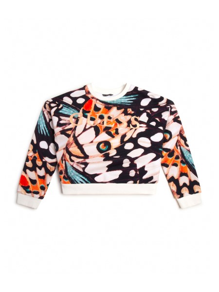 Csillogó Logóval Nyomott Pulóver (7-16) Tipp Pillangók Nyomtatása