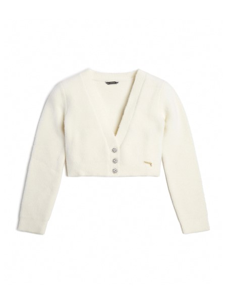 Sófehér Fuzzy Kardigán (716) Hiszem