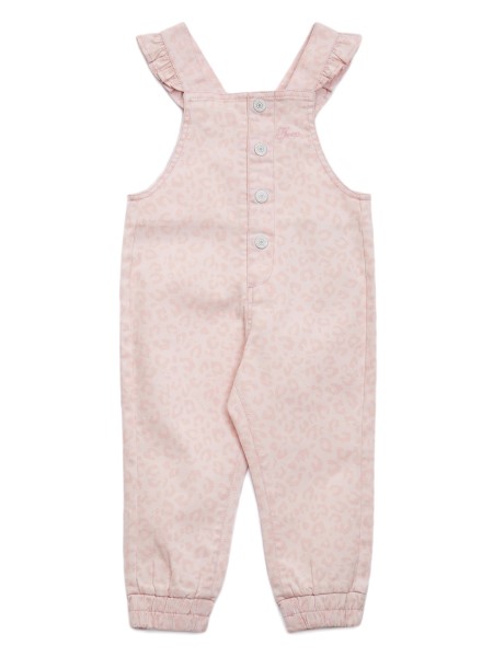 Hiszem Világos Rózsaszín Leopárd Leopárd Farmer Overall (2-7)