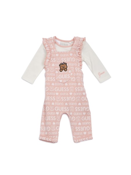 Body és Overall Szett (0-12m) Sófehér Tipp