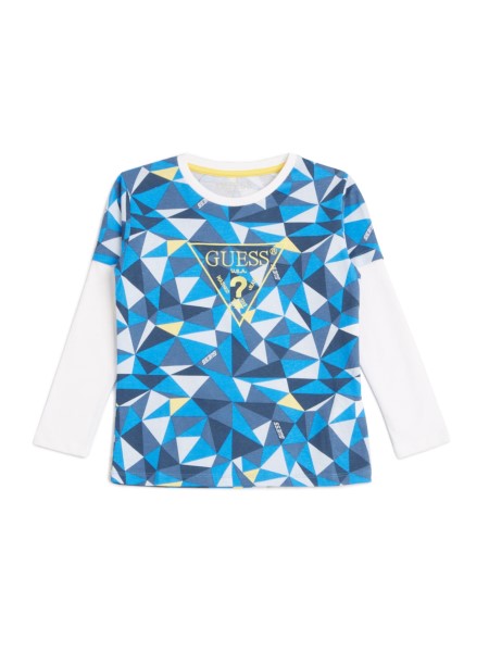 Hiszem Geometrikus Réteges Póló és Nadrág Szett (2-6) Teljes Háromszög