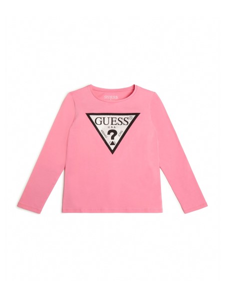 Köd Rózsaszín Guess Strasszos Logós Póló (4-14)