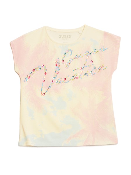 Guess Gem Logós Póló (7-16) Tiszta Fehér