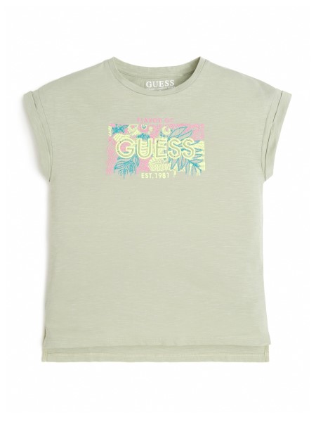 Díszített Logós Póló (7-16) Könnyű Matcha Tipp