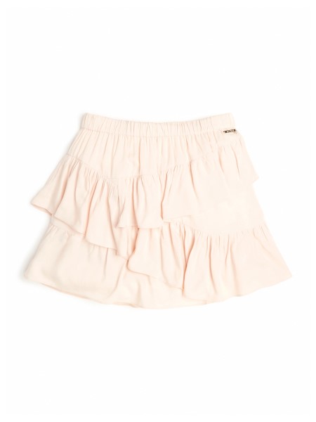 Fodros Lépcsőzetes Szoknya (7-14) Hiszem Dolly Rózsaszín