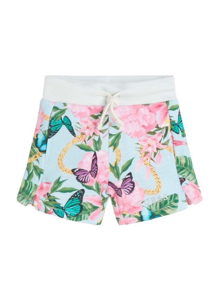 Nyomott Aktív Rövidnadrág (2-7) Zöld Virágos Pillangó Co Hiszem