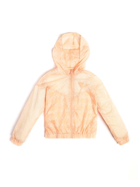 Guess 4g Logomania Barack Kombinált Kapucnis Széldzseki (7-14)