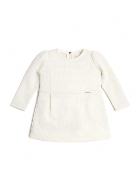 Hiszem Sófehér Lurex Jacquard Ruha (2-7)