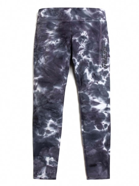 Guess Thunderstorm Tie-dye Fekete Tie-dye Mikroszálas Leggings (4-14)