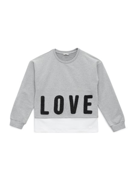 Hiszem Réteges Pulóver (7-14) Világos Hanga Szürke