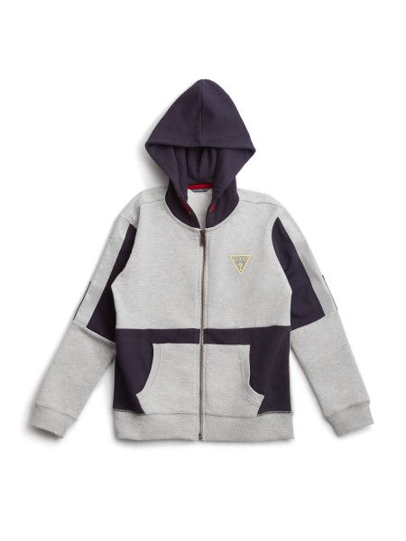 Világos Köves Hanga Tipp Aktív Cipzáras Kapucnis Pulcsi (7-14)