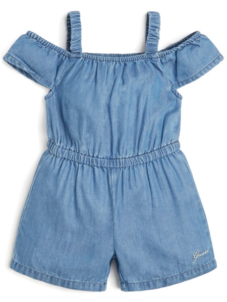 Farmer Romper (2-7) Szív Kék Közepes Mosás Tipp